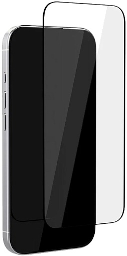 Защитное стекло 2.5D VLP Premium Shield для iPhone 17/17 Pro/16 Pro с черной рамкой