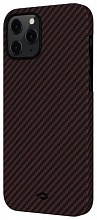 Чехол-накладка Pitaka MagEZ Case (арамид) для Apple iPhone 12 Pro Max черно-красный