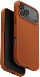 Чехол Uniq LINO с MagSafe для iPhone 17 Pro Max, оранжевый (IP6.9P(2025)-LINOMSORG)