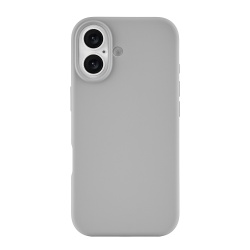 Чехол uBear Touch Mag Case с MagSafe для iPhone 17 (силикон, софт-тач), светло-серый (CS541LG63TH-I25M)