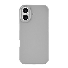 Чехол uBear Touch Mag Case с MagSafe для iPhone 17 (силикон, софт-тач), светло-серый (CS541LG63TH-I25M)