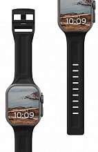 Ремешок UAG Scout Silicone для Apple Watch 44/45/46/49 мм, черный (Black) 191488114040