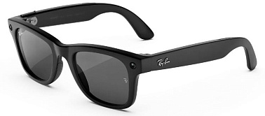 Ray Ban Meta Wayfarer (Gen3) 154-53 Matte Black/Grey Lenses