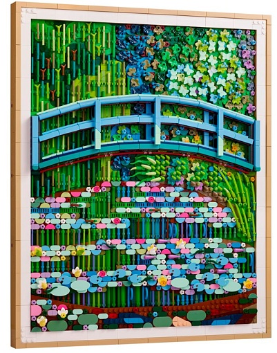Конструктор LEGO ART 31220 Клод Моне: Мост через пруд с водяными лилиями
