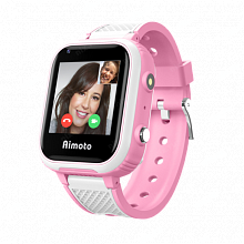 Детские умные часы Aimoto Pro Indigo 4G (бело-розовый)