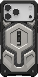 Чехол UAG Monarch Pro с MagSafe для iPhone 17 Pro Max, титан (Titanium) 114514113636