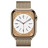 Apple Watch Series 8 45mm Silver Stainless Steel Case with Milanese Loop