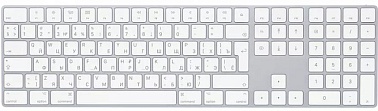 Клавиатура Apple Magic Keyboard with Numeric Keypad, серебристый (MXCJ3RS/A)