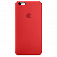 Силиконовый чехол ISA для iPhone 6 Plus/6s Plus под оригинал, красный цвет