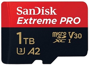 Карта памяти SanDisk Extreme microSDXC 1 ТБ (SDSQXCZ-1T00-ZN6MA)