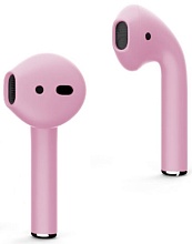 Наушники Apple Airpods 2 Color (без беспроводной зарядки чехла) (Розовый матовый)