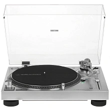 Виниловый проигрыватель Audio-Technica AT-LP120XUSB, серебристый