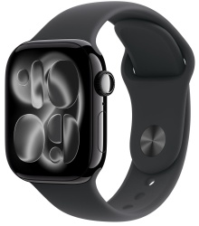 Ремешок Apple Watch 42мм Black Sport Band - S/M (MXLJ3FE/A)