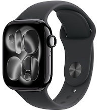 Ремешок Apple Watch 42мм Black Sport Band - S/M (MXLJ3FE/A)