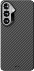 Чехол защитный VLP Kevlar Case с MagSafe для Samsung Galaxy S26, черный (1058073)