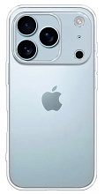 Силиконовый чехол для iPhone 17 Pro Max, прозрачный