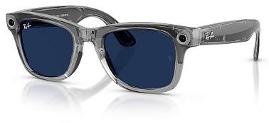 Умные очки Ray Ban Meta Wayfarer (Gen2) RW4012 155-53 Shiny Transp.Grey/Transitions Sapphire (8056262909904)