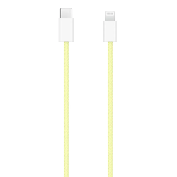 Плетеный кабель Apple Lightning to USB-C, 1 м, желтый