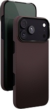 Чехол VLP Kevlar Case с MagSafe для iPhone 18 Pro Max, темно-вишневый (1058119)