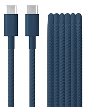 Beats Woven Cable USB-C to USB-C 1,5 м, Интенсивный тёмно-синий (Nitro Navy)