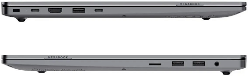 Ноутбук Tecno MegaBook T16MA Pro 16" (Intel Core Ultra 7 155H, 16 ГБ, 1024 ГБ SSD, Intel UHD Graphics, Windows 11 Home)