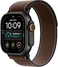 Apple Watch Ultra 4 (2026) 49mm Black Titanium Case with Dark Umber Trail Loop (M/L)