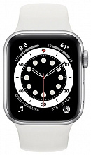 Часы Apple Watch Series 6 GPS 40mm Aluminum Case with Sport Band (Серебристый/Белый)