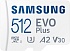 Карта памяти Samsung EVO Plus MicroSDXC 512GB + adapter