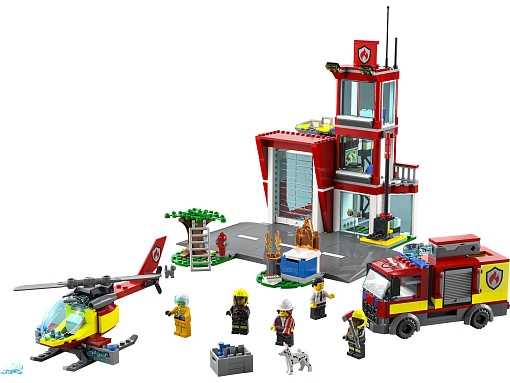 Конструктор LEGO City 60320 Пожарная часть