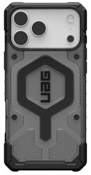Чехол UAG Pathfinder Clear с MagSafe для iPhone 17 Pro Max, тонированный (Ash) 114552113140