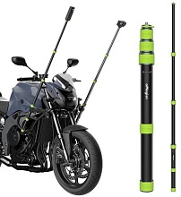 Комплект аксессуаров на трубу мотоцикла aMagisn для Insta360, черный