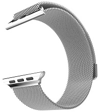Apple Watch 42/44/45mm Stainless Steel Milanese Loop, серебристый