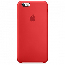 Силиконовый чехол ISA для iPhone 6/6s под оригинал, красный цвет