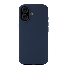 Чехол uBear Touch Mag Case с MagSafe для iPhone 17 (силикон, софт-тач), темно-синий (CS540DB63TH-I25M)