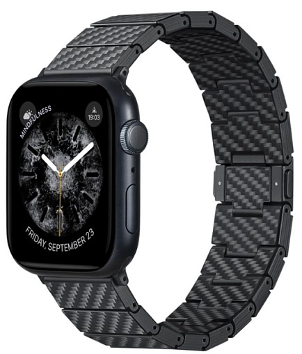 Подарочный набор PITAKA Christmas Limited Edition Retro браслет+чехол для Apple Watch 49мм Ultra/Ultra 2