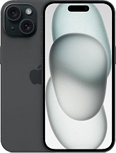 Смартфон Apple iPhone 15 Dual Sim 128GB, чёрный