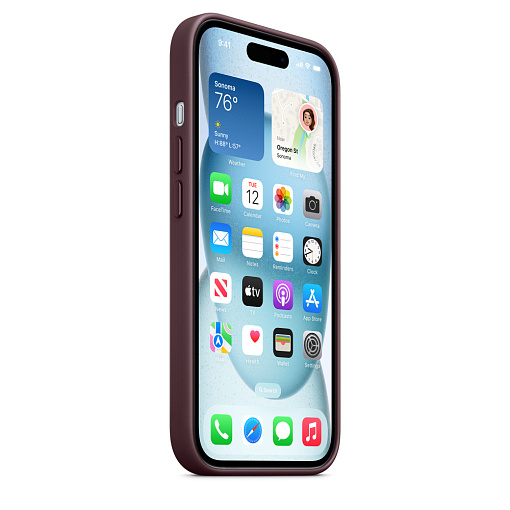 iPhone 15 Pro FineWoven Case с MagSafe