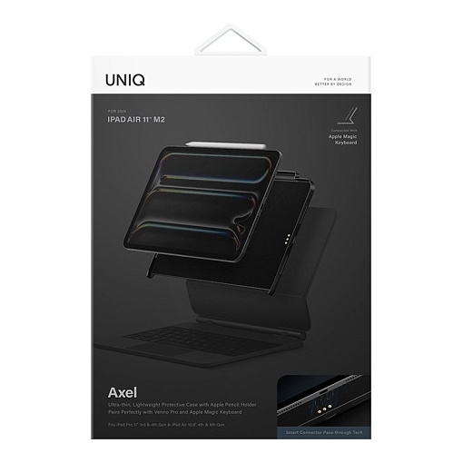 Чехол-накладка Uniq AXEL Sanp-easy Magnetic для iPad Air 11"(2024)/Air 10.9"(20/22)/Pro 11"(21/22)
