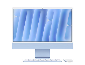 Apple iMac 24 Retina 4,5K (M4 10C/10C) 16 ГБ, 1 ТБ, синий