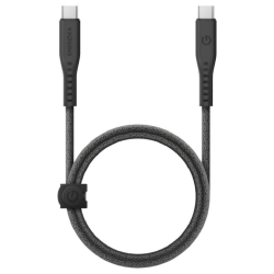 Кабель EnergEA Flow USB 3.2, USB-C to USB-C 20GBPS, 240W 2M, черный