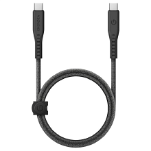 Кабель EnergEA Flow USB 3.2, USB-C to USB-C 20GBPS, 240W 2M, черный