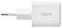 Cетевое зарядное устройство uBear Bridge USB-C, 30 Вт, GaN + Super Fast Charging