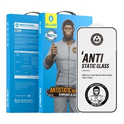 Защитное стекло BlueO Anti-Static для iPhone 17 Air, черный (NPB1-17-6.6)