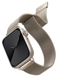 Ремешок Uniq Dante Strap Steel для Apple Watch 49/46/45/44 мм, Starlight (45MM-DANSLGT)
