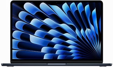 Apple MacBook Air 13 (M4, 10C/8C), 16 ГБ, 256 ГБ, темная ночь (RU)