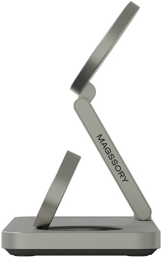 Беспроводное зарядное устройство 3 в 1 Magssory Yoga для Samsung Qi2