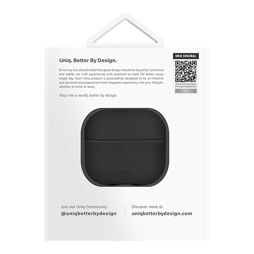 Чехол Uniq Lyden Leatherette with handstrap для Airpods 4