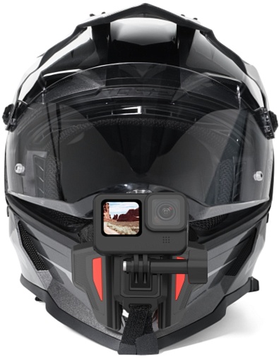 Крепление Telesin на подбородок мото шлема GoPro, Sjcam, Eken, DJI