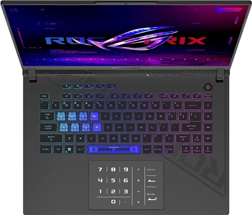Ноутбук Asus ROG Strix G16 G614JU-N3540, 16" (Intel Core i5 13450HX, NVIDIA GeForce RTX 4050) 16ГБ, 1ТБ SSD, noOS