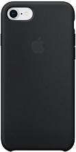 Силиконовый чехол ISA для iPhone 7 под оригинал, чёрный цвет